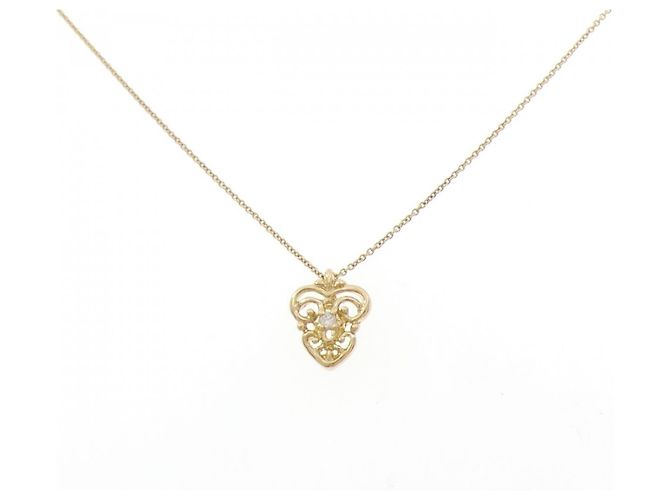 Autre Marque Collana con Diamanti Au750 D'oro