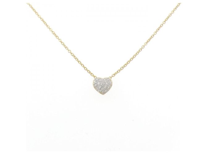 Autre Marque Collana Cuore di Diamanti Au750 D'oro