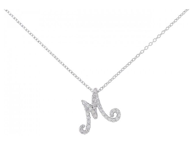 Autre Marque Ponte Vecchio Au750 Diamant Halskette Silber
