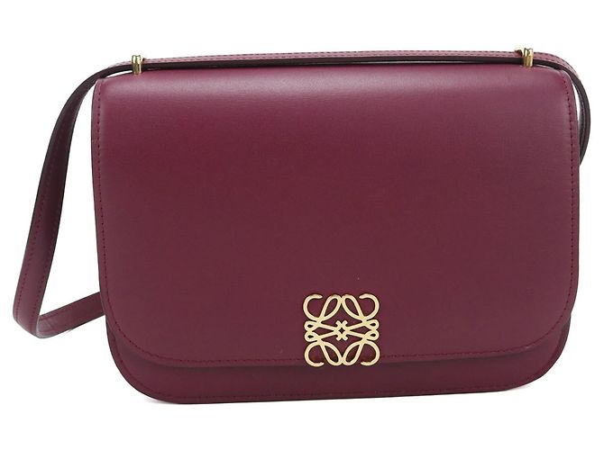 Bolsa de ombro Loewe Goya em roxo