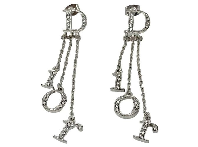 Orecchini a lobo in argento Christian Dior