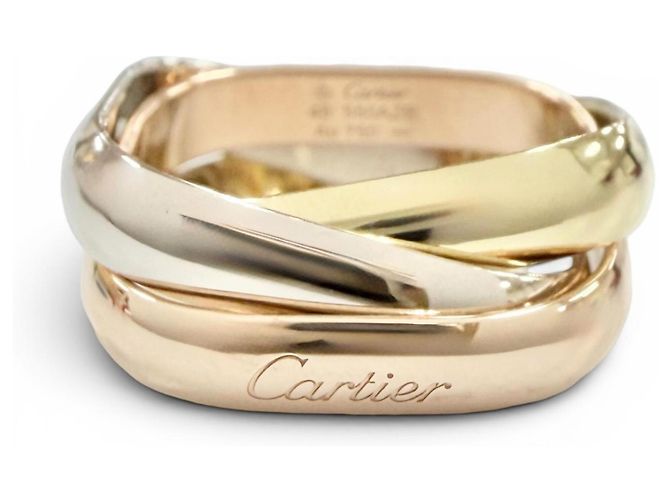 Anello Cartier Trinity Classic Cushion D'oro