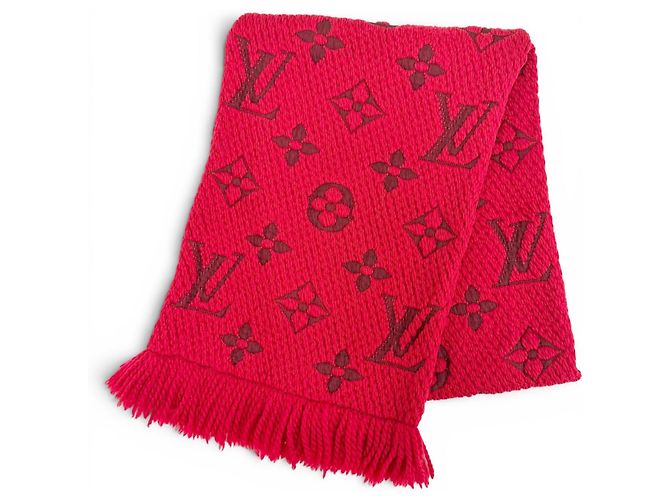 Stola in lana e seta Ruby di Louis Vuitton Rosso 
