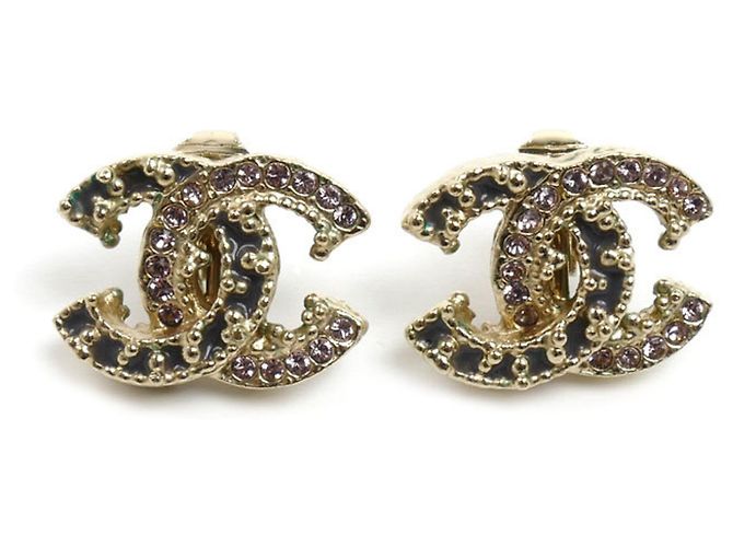 Orecchini a clip placcati in oro Chanel D'oro