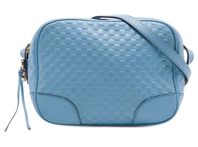 Bolsa Transversal Gucci Blue Microguccissima Bree Azul Azul claro
