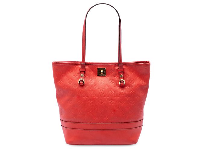 Louis Vuitton Red Monogram Empreinte Citadine PM Rosso
