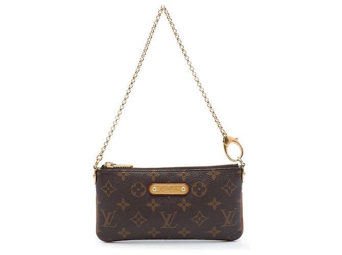 Louis Vuitton Pochette Milla MM Monogram Marrone