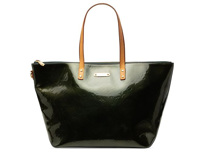 Louis Vuitton Green Monogram Vernis Bellevue GM Vert Vert foncé