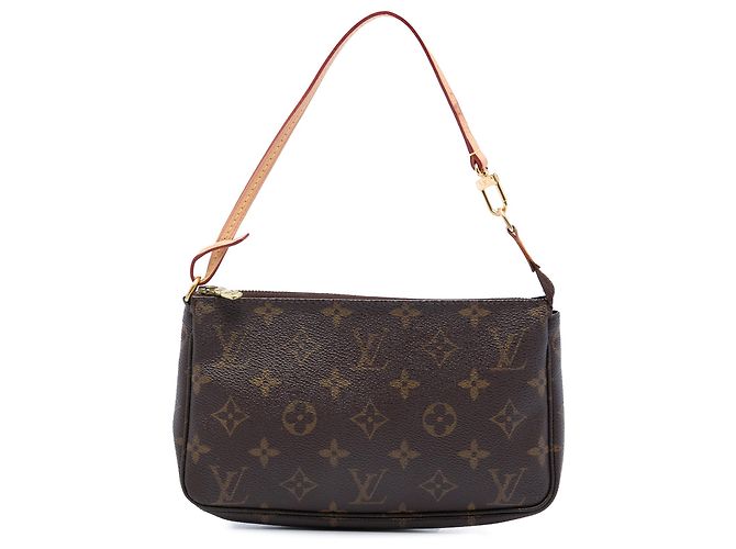 Louis Vuitton Marrom Monogram Pochette Accessoires