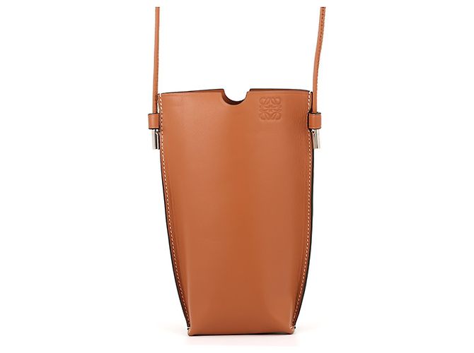 Gate Loewe Brown Leather Shoulder Bag