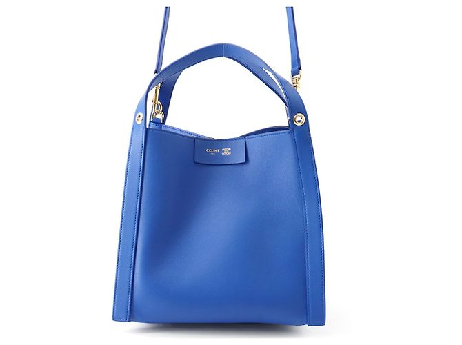 Céline Borsa in pelle Cubo Celine Blu