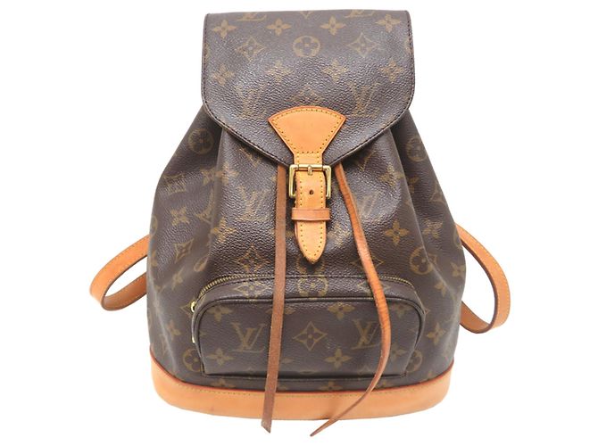 Louis Vuitton Montsouris MM Backpack Brown