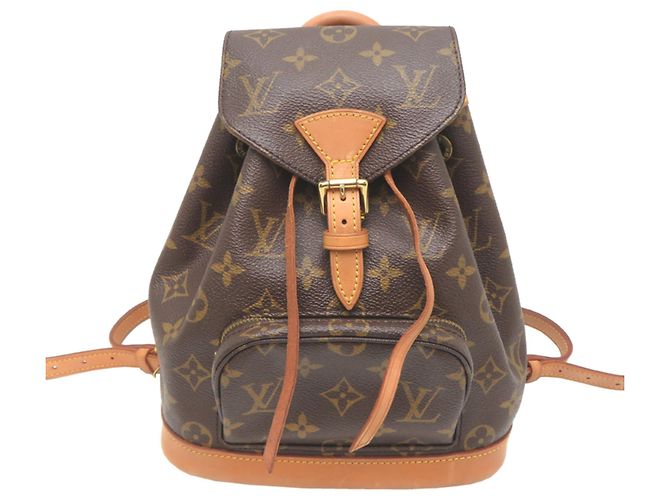 Louis Vuitton Mini Montsouris Women's Backpack Brown