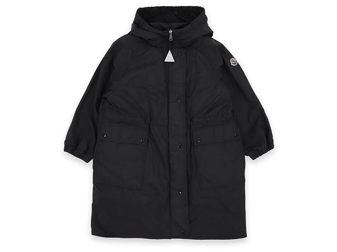 Jaqueta longa de plumas Moncler Kids IOUDITH (Preto)