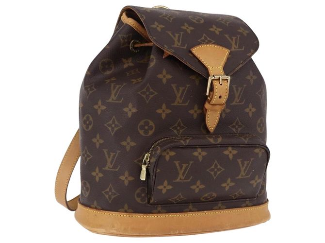 LOUIS VUITTON Monogram Montsouris MM Backpack M51136 LV Auth ka5260