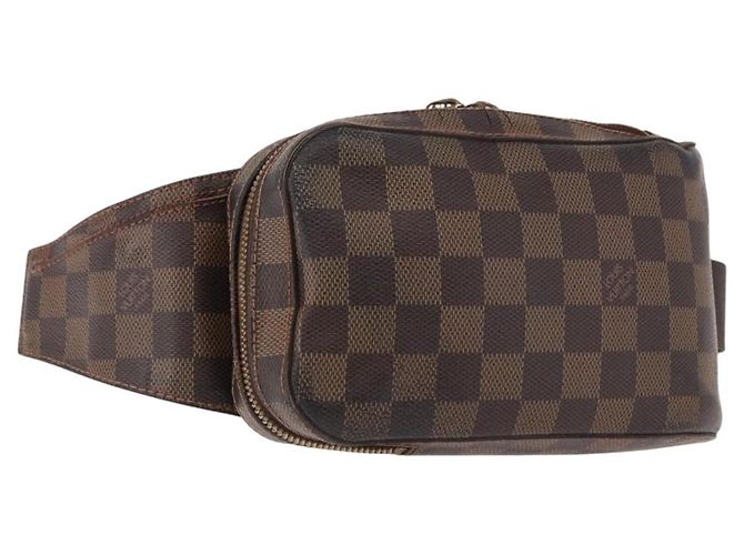 LOUIS VUITTON Borsa a tracolla Damier Ebene Geronimos N51994 LV Auth 191255