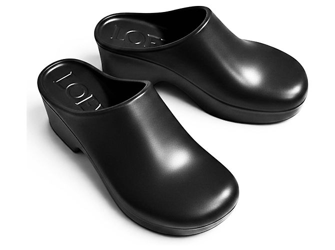 Loewe Rubber Clogs in Black