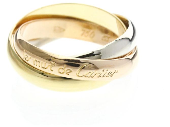 Anillo Trinity de Cartier en Oro de 18K Dorado