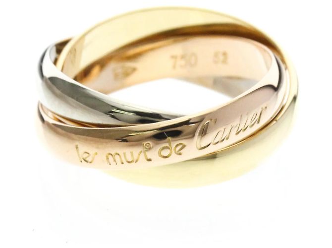 Anello Trinity Cartier D'oro