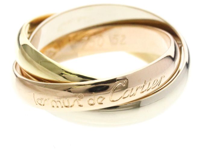 Anello Trinity di Cartier in oro 18K D'oro
