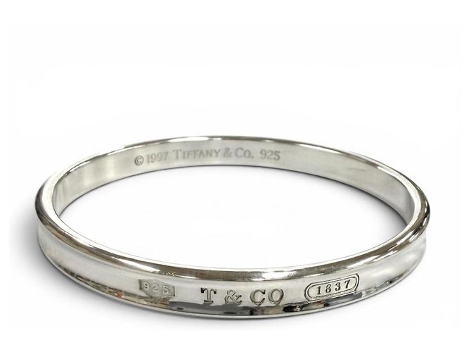 Bracciale rigido stretto Tiffany & Co. 1837 Argento