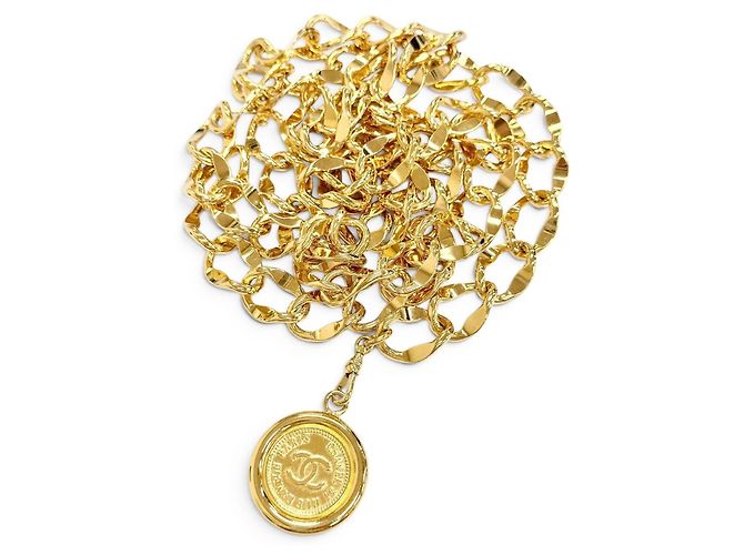 Chanel Vintage Gold Chain Belt Golden