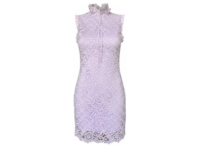 Sandro Paris Vestido de Renda Roxo