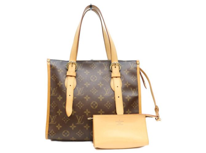 Bolsa de ombro Louis Vuitton Monogram Popincourt O Marrom