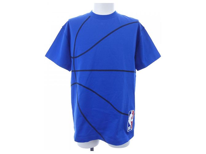 Louis Vuitton NBA Baumwoll-T-Shirt Blau