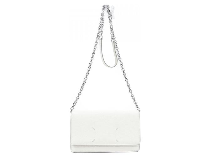 Maison Martin Margiela Cartera Maison Margiela S56UI0147 Blanco