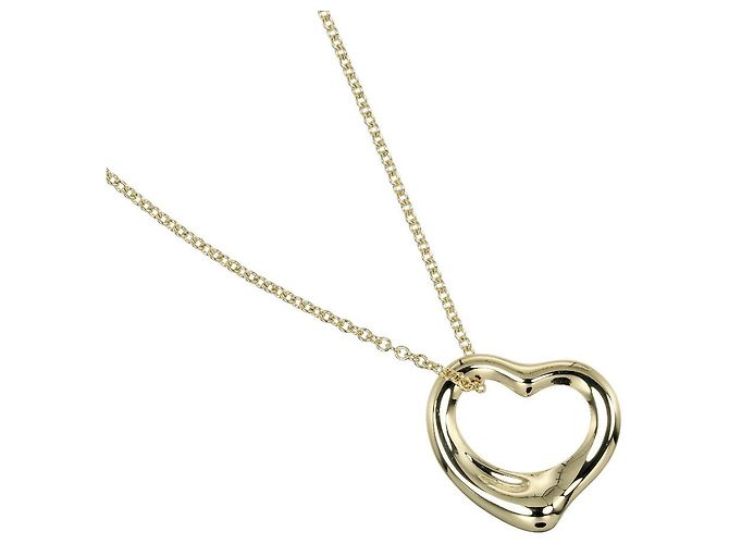Tiffany & Co Open Heart Halskette TIFFANY&Co. Au750 Golden