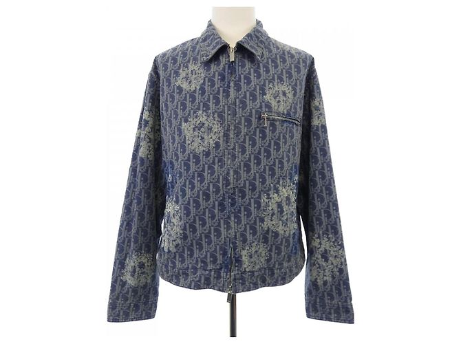 Dior Denim Tears Oblique Denim Jacket Blue