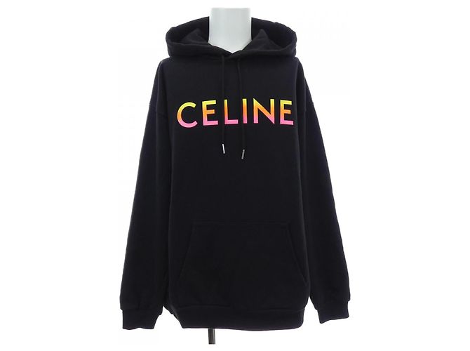 Céline Celine Hoodie 2Y753670Q Schwarz