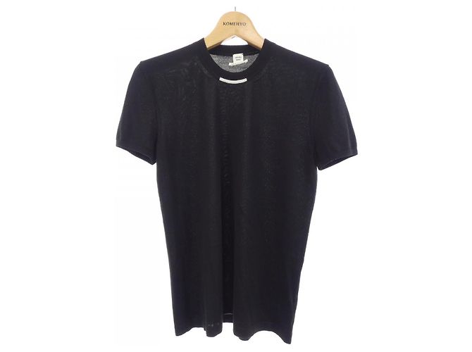 Hermès Top de malha de seda e cashmere Hermes Preto
