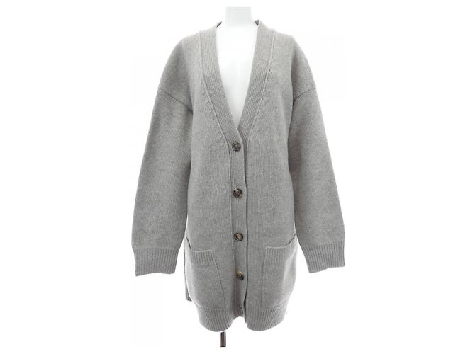 Céline CELINE Cashmere Blend Cardigan Brown