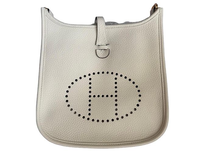 Hermès Evelyne 23 Poche III Blanc Écru