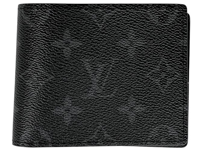 Louis Vuitton Portefeuille Slender Bi-fold Wallet Black