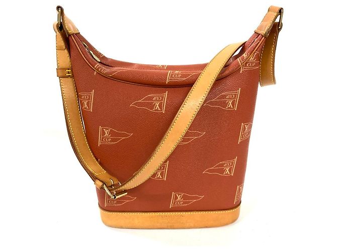 Borsa a Spalla Louis Vuitton Le Touquet M80027 Marrone