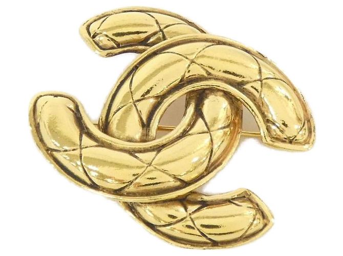 Chanel Brosche in Gold Golden