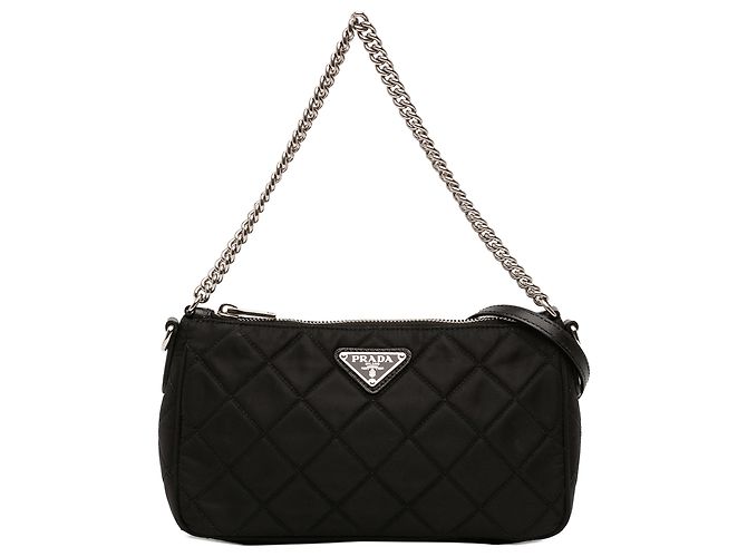 Borsa Prada Black Impuntu Tessuto Nero