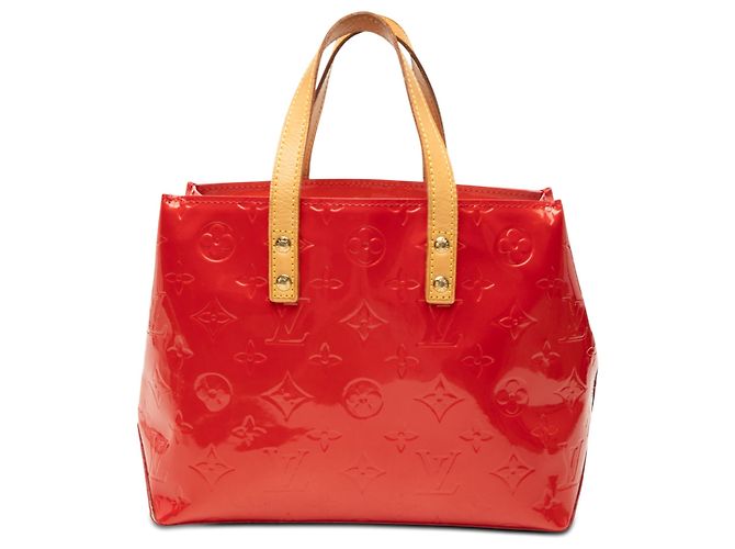 Louis Vuitton Red Monogram Vernis Reade PM Rouge