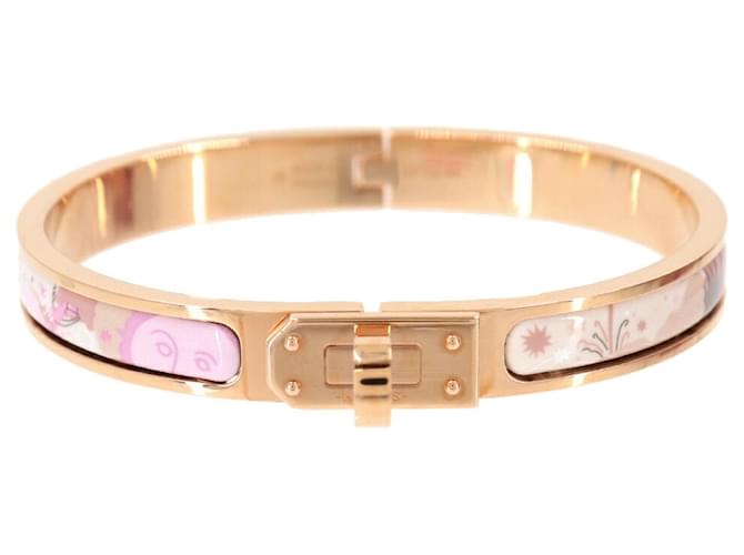 Hermès Bracciale Mini Clic Kelly PM Hermes Bianco D'oro 