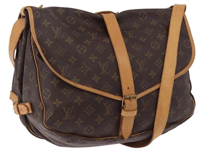 Louis Vuitton Saumur Monogram 35 Marron