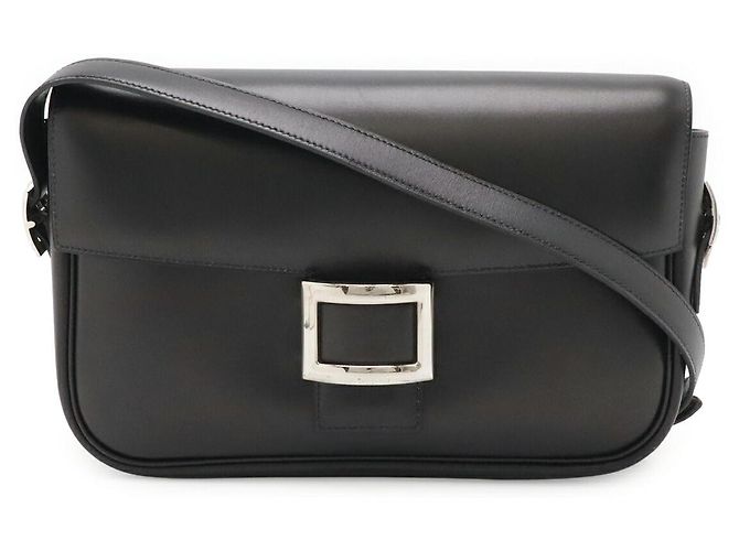 Hermès Bolsa de Ombro Hermes Martine Box Calf Preta Preto