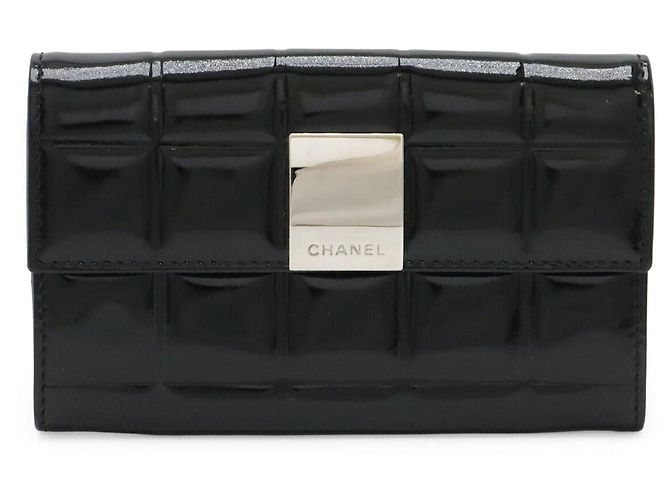 Monedero de charol Chanel Negro