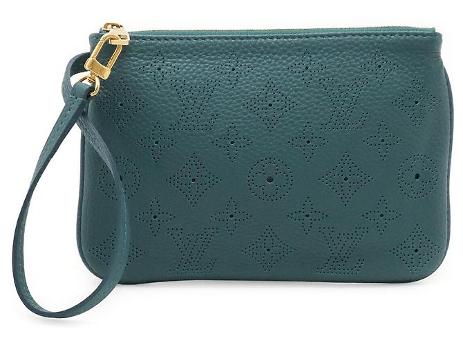 Louis Vuitton Mahina Monogram Serena Pouch Blue