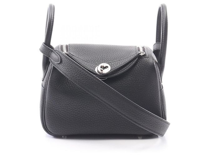 Hermès Hermes Lindy Mini Shoulder Bag Black