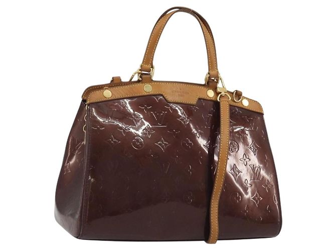 Louis Vuitton Brea Monogram Vernis MM Burdeos