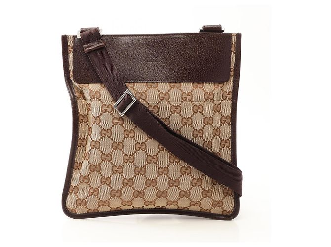 Borsa Gucci GG Canvas Marrone Beige