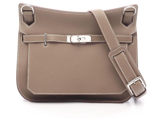 Hermès Borsa a tracolla Hermes Jypsiere 28 Marrone Taupe